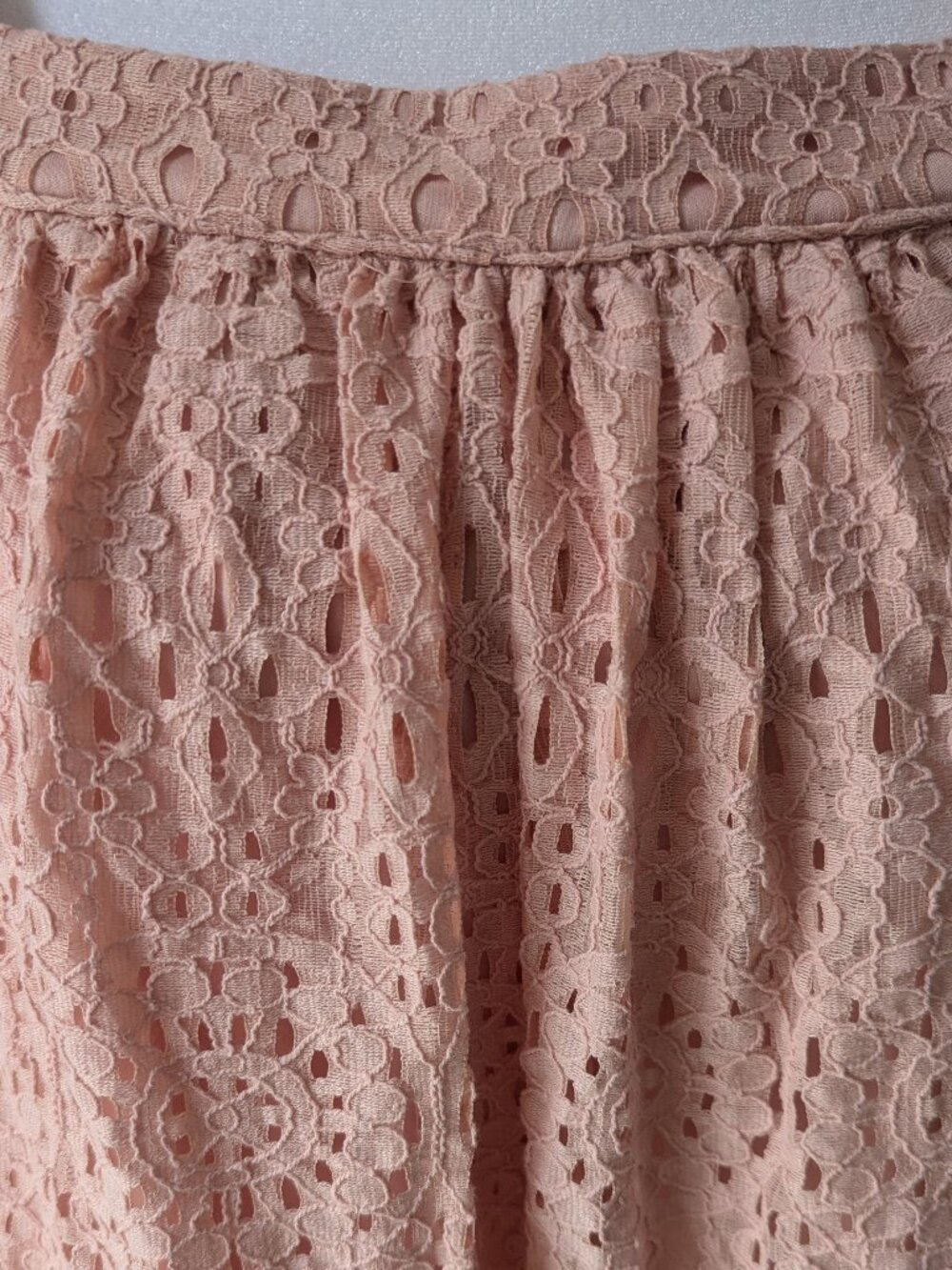 LC Lauren Conrad Square Neck‎ Peasant Top Shirt Size Small Floral Pink - Picture 2 of 8